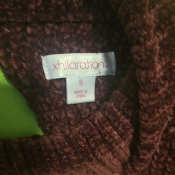 Xhilaration Burgundy Chenille type Sweater Dress Size S – Soft Knit, Used 2× - Picture 6 of 6